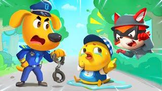 Police Officer and Missing Baby  Kids Cartoon  Sheriff Labrador  BabyBus