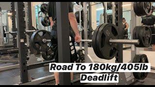 Back Day -Road To 405lb180kg Deadlift