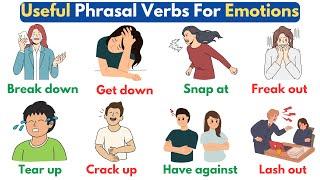 Phrasal Verbs For Emotions & Reactions  Phrasal Verbs  English Vocabulary
