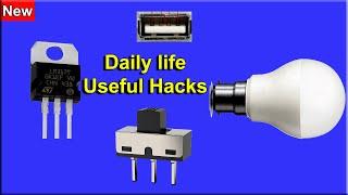 Daily Useful Life Hacks Amazing Electronics Projects DIY Usb LM317 Adjustable Voltage and Current