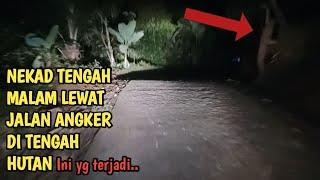 NEKAD PULANG TENGAH MALAM LEWAT JALAN ANGKER DI TENGAH HUTAN  ini yg terjadi#penampakanpocong