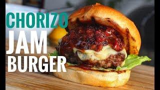 CHORIZO JAM BURGER - english BBQ-Video - 0815BBQ