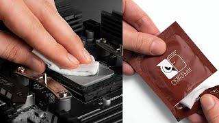 Noctua NA-SCW1 Cleaning Wipes is all you need to remove Thermal Paste