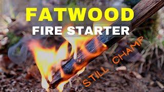 FATWOOD Fire Starter  The Wet Weather Champ