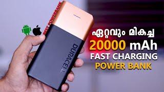 Best Fast Charging Power Bank  Slimmest & Light Weight Powerbank   Duracell 20000mAh Power Bank