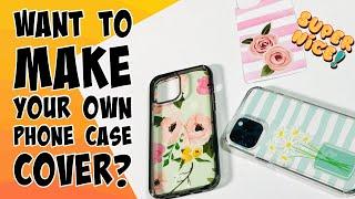 use pretty papers to MAKE CUSTOM PHONE CASE COVERS for pennies