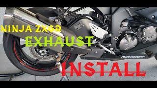 KAWASAKI ZX6R 2019 - 2023 M4 EXHAUST {NO FLAMES?}