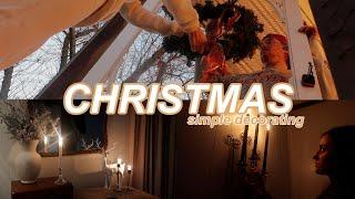 Relaxing Decorating  Simple Christmas Decorate With Me