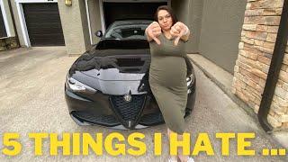 5 Things I Hate About My Alfa Romeo Giulia 