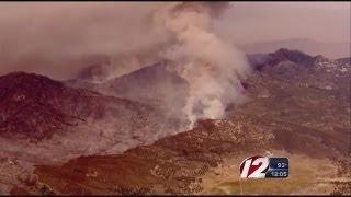 Massive wildfire tears through Idyllwild California