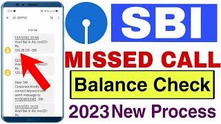 sbi missed call balnace check  sbi missed call se balance check kaise kare  sbi balance check 2023