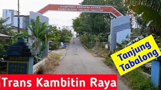 Suasana Pemukiman Transmigrasi Kambitin Raya Tanjung Tabalong Kalsel