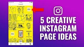 5 Creative Instagram Feed Page Ideas & Examples