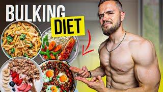 Full Day Of Eating To Build Muscle  BULKING DIET