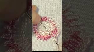 Rococo Flower Dimensional Embroidery - Simple stitches SHORT