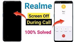 realme black screen problem in incoming call  incoming call not showing in lock screen  screen off