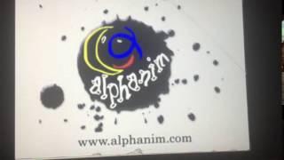 Alphanim logo 2001 with URL