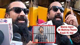 Exclusive Interview  Ajaz Khan Talking To Media After Getting Bail Outside Arthur Road Jail