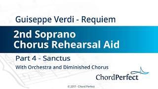 Verdis Requiem Part 4 - Sanctus - 2nd Soprano Chorus Rehearsal Aid