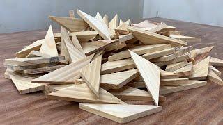 Amazing Shapes From Pieces Of Wood  Awesome Woodworking Design Ideas  DIY Beautiful Table