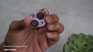 Light Purple Shockproof Camera Lens For iPhone 1414 Plus14 Pro14 Pro Max