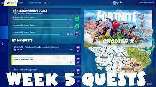 Chapter 3 ALL Week 5 Challenges Guide Fortnite Season 1