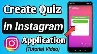 How to Create Quiz in Instagram Stories  insta Story mai quiz kaise banai