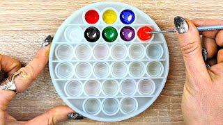 24 Colors Made from Just 3 Primary Colors   Acrylic Color Mixing Tutorial