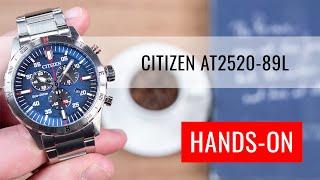 HANDS-ON Citizen Sports Eco-Drive AT2520-89L