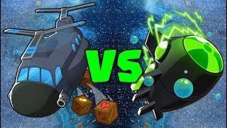 SUB VS HELI  INSANE BANANZA LATEGAME TOWER BATTLE  Bloons TD Battles