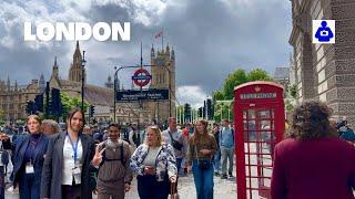 London Summer Walk  Bloomsbury Covent Garden to BIG BEN  Central London Walking Tour 4K HDR