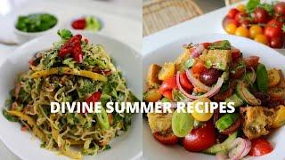 DIVINE SUMMER RECIPES  Panzanella + Kelp Pad Thai