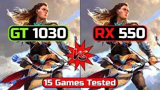 GT 1030 vs Rx 550  Biggest Comparison