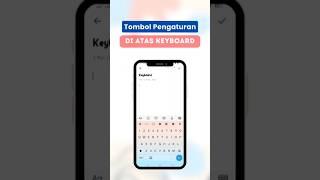 tombol pengaturan di atas keyboard