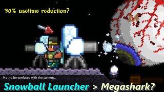 Terraria 1.4.4 secretly made Snowball Launcher OP ─ This placeable weapon got some love...