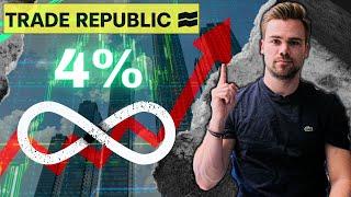 Unendlich passives Einkommen mit Trade Republic?  Mega Vorteile für Sparer 4% Zinsen & Girokonto