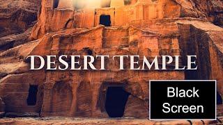 Desert Temple Ambience and Music  10h black screen ambience for sleep desert sounds ambient music
