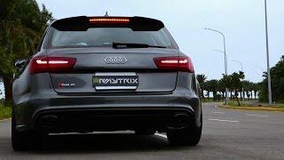 Audi RS6 C7 Avant Quattro w Armytrix Cat-Back Exhaust - Revs & Road Sounds No Music