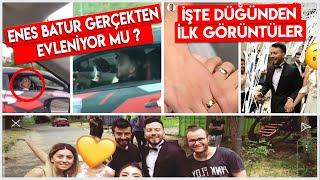 ENES BATUR EVLENDİ  DÜĞÜNDEN İLK GÖRÜNTÜLER 