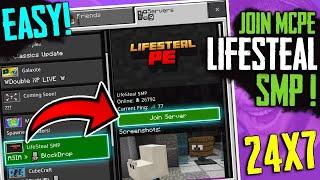 How To Play Lifesteal SMP In Minecraft Pe  How to Play LIFESTEAL SMP Minecraft Pocket Edition