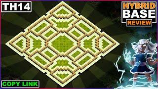 NEW BEST TH14 HYBRIDTROPHYFARMING Base 2022  Town Hall 14 Hybrid Base Link - Clash of Clans