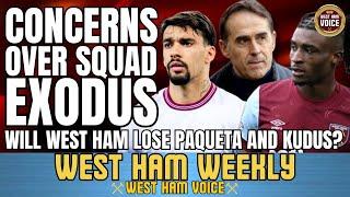 WEST HAM SQUAD REBUILD STARTS  WILL LOPETEGUI LOSE KEY PLAYERS?  TRANSFER TARGETS