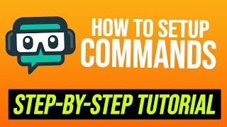 How To Add Custom Commands To Your Stream Streamlabs Tutorial