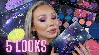 NOMAD NEW ZEALAND STARGAZING PALETTE + 5 LOOKS