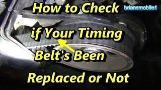 How to Tell if Your Timing Belts Been Replaced