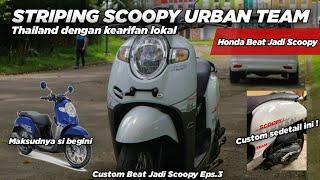 Pasang Striping Custom Scoopy Ala Thailand Scoopy Jadi Jadian part3