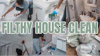 FILTHY HOUSE CLEAN WITH ME BATHROOMS CLEAN DECLUTTER ORGANIZE  2024 EXTREME CLEANING MOTIVATION