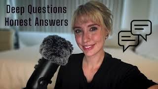 ASMR Answering Deep Questions   National Honesty Day