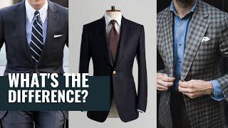 Suit Jacket vs. Sport Coat vs. Blazer  Whats The Difference?