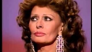 Sophia Loren receiving an Honorary Oscar